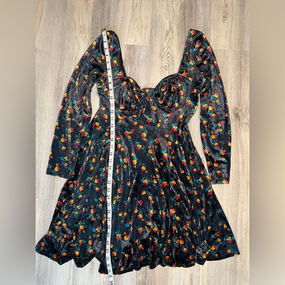 Free People Floral Long Sleeve Dress‎ Size XS - Picture 7 of 11